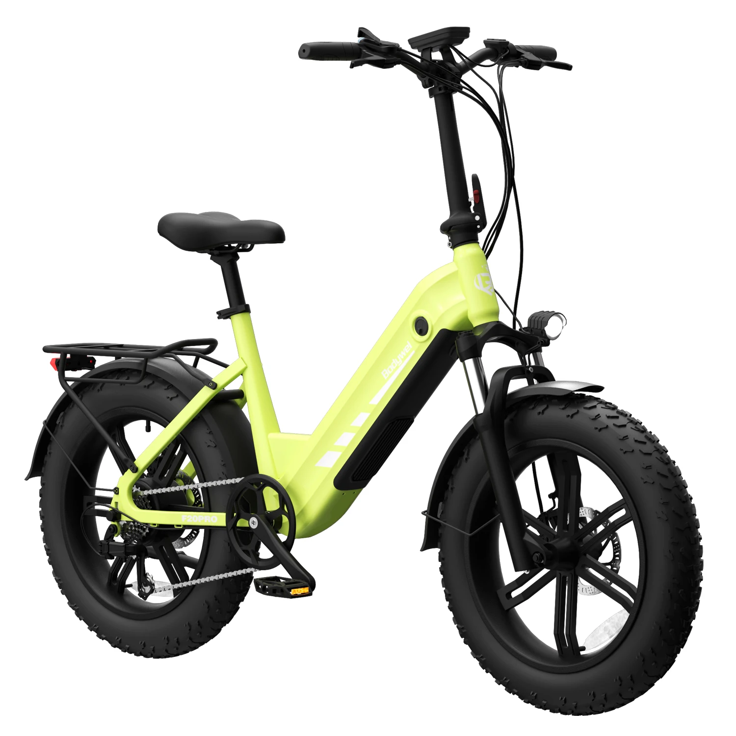 Bodywel F20 Pro Erwachsenen-Elektrofahrrad E-Bike 48V18AH Akku 20 Zoll Reifen Schneemobil E-Bike – Detail 13