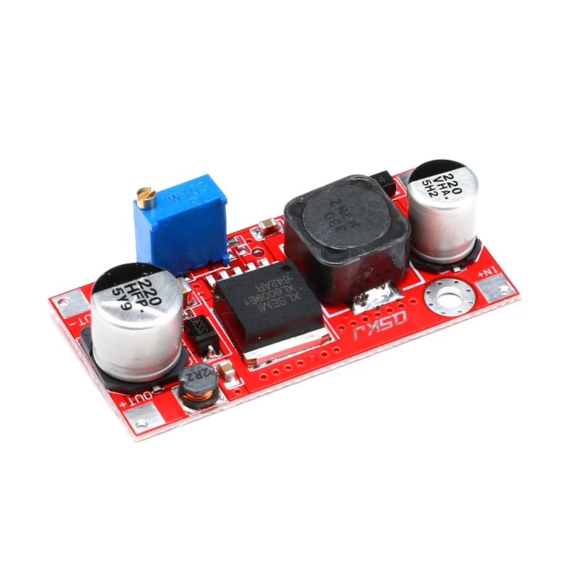 XL6009 15W Converter Step Up Boost Board Adjustable 5-32V to 5-50V DC-DC Power Supply Module High Performance Low Ripple