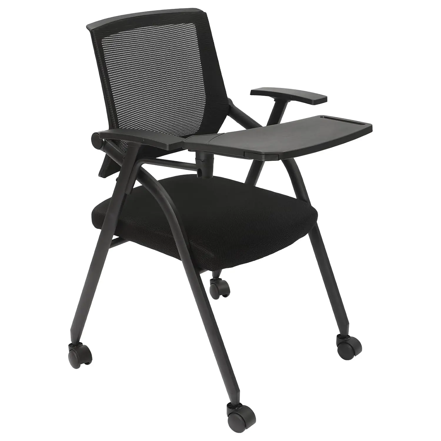 

Modern Folding Office Chair, Swivel High Back Computer Desk Chair With 360° Wheels & Flip-Up Armrests, 440LBS, Customized