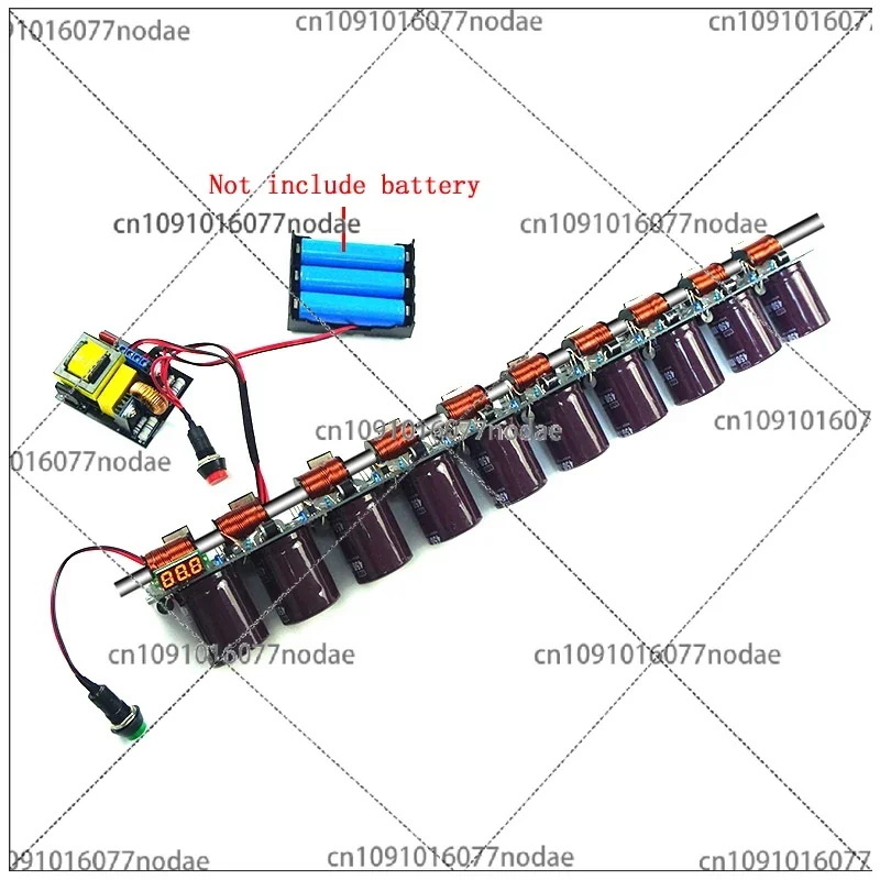 10-level Electromagnetic Gun Kit/finished Product Coil Accelerator Student Experimental Training DIY Handmade