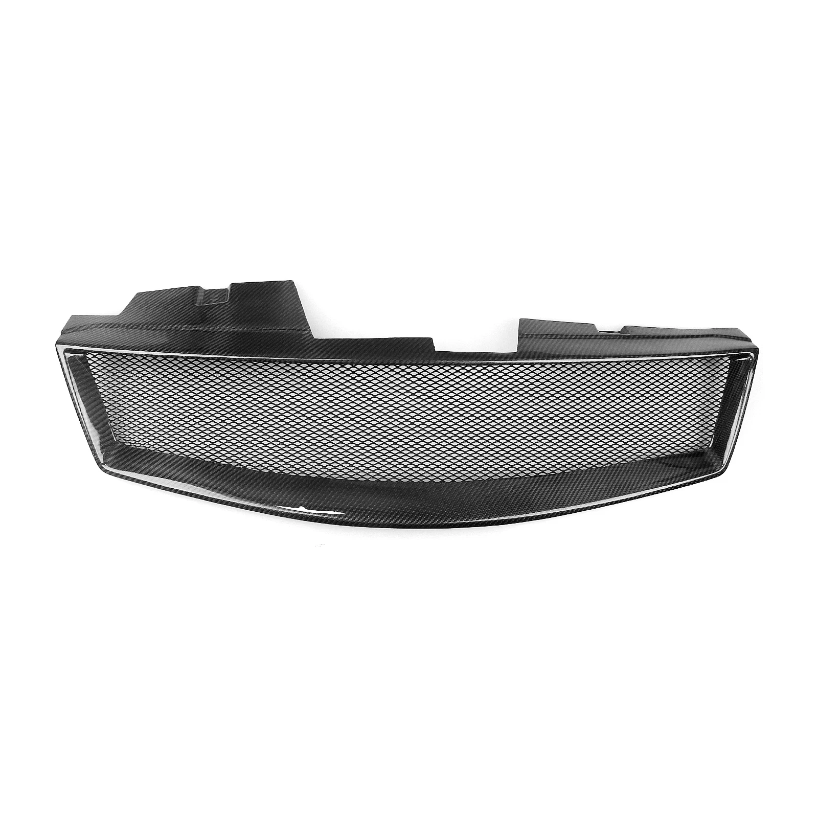 Front Grille Racing Grill For Nissan Sentra 2007-2012 Carbon Fiber/Fiberglass Honeycomb Style Car Upper Bumper Hood Mesh Grid