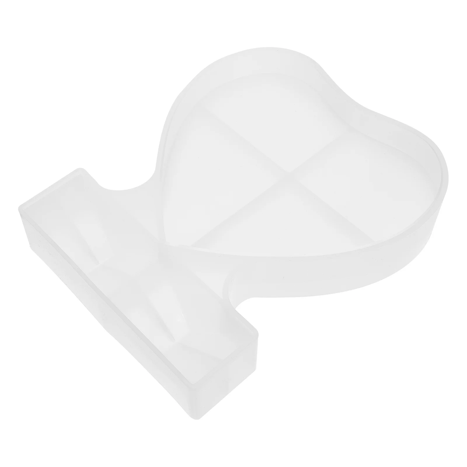 1Pcs Heart Shaped Photo Frame Silicone Mold for DIY Crafting Safe Material Durable Design Romantic Decoration Tool