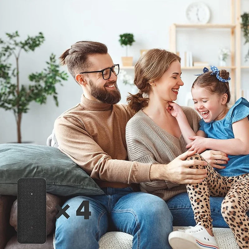 ตัวกรองเครื่องเป่า4ชิ้นอะไหล่ฟองน้ำสีดำสำหรับขนม/ที่ดูดควัน/ostein/Fagor/House TO House ปั๊มความร้อนเครื่องเป่าที่กรองฟองน้ำ