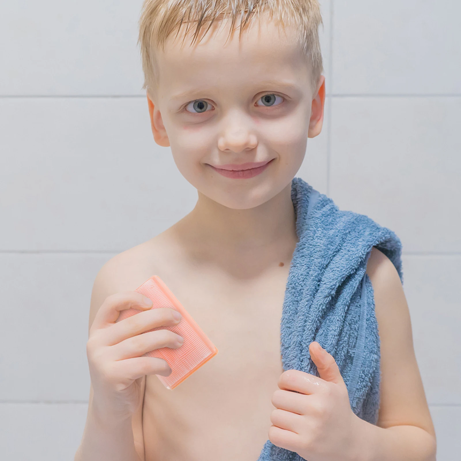 

Sensory Bath Sponge Deep Cleansing Shower Scrub Soft Portable Bathing Tool For Newborn Toddlers Scalp Exfoliator