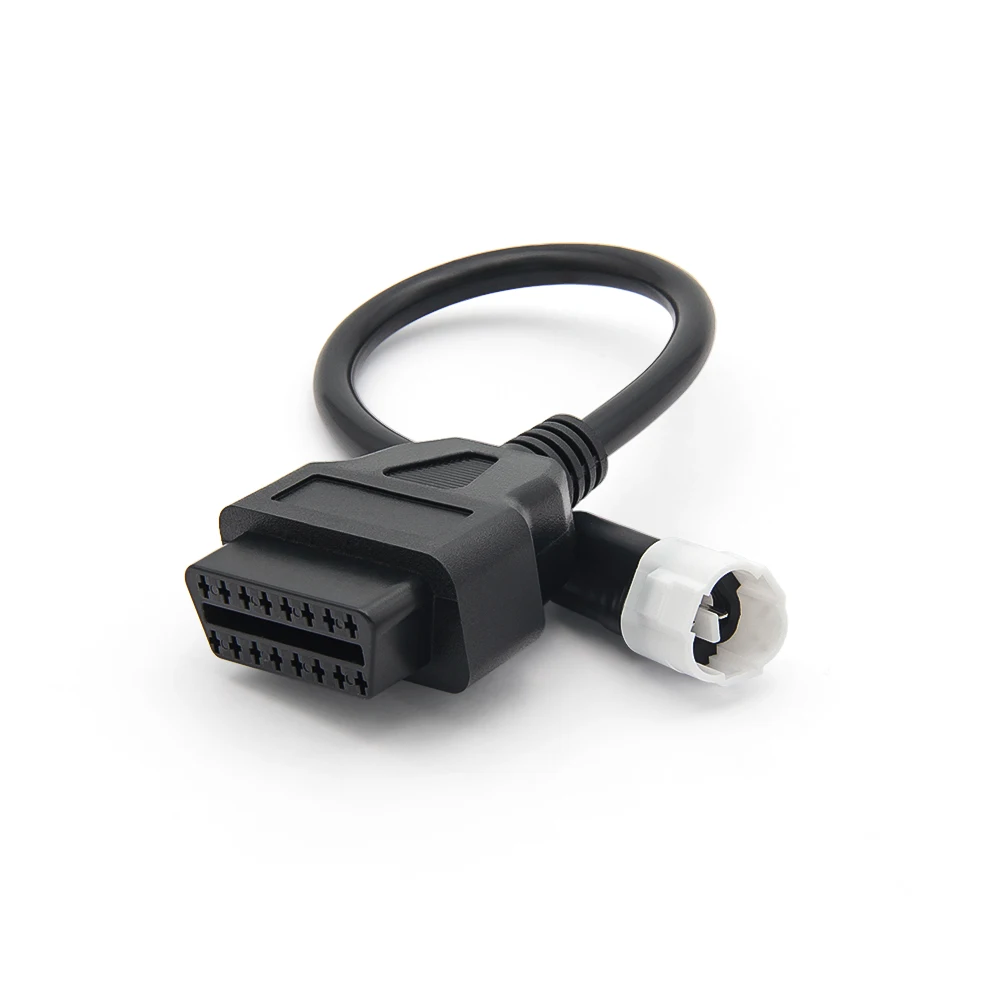 Moto 3/4 Pin To 16Pin OBD2 Connector Motorbike OBDII Diagnostic Cable Extension Adaptor For Yamaha Motorcycle OBD Reader Tool