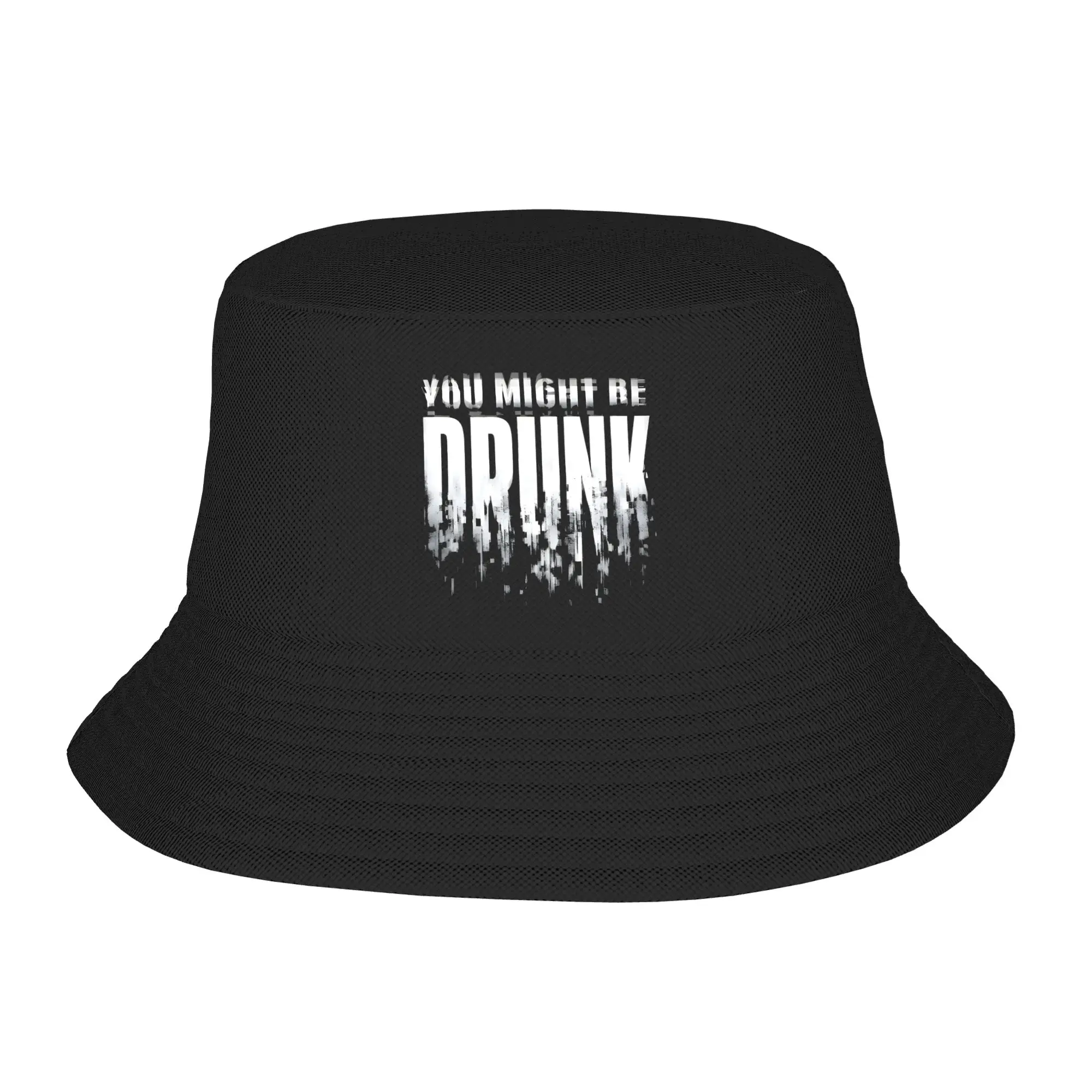 Chapeaux de pêcheur amusants avec humorisme sur l'alcool, cadeau pour fille, casquettes kawaii pour la protection UV en extérieur
