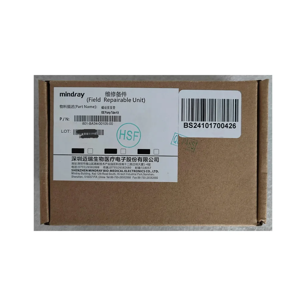 ISE Pump Tube Kit 801-BA34-00105-00 For Mindray BS120 BS180 BS200 BS220