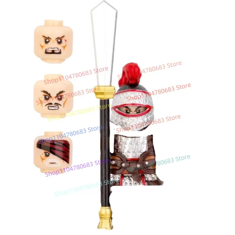 Blocs de construction MOC, Mini modèle de soldats, armure, armes, accessoires, jeu de marée, ornements pour enfants, jouets, cadeaux de vacances