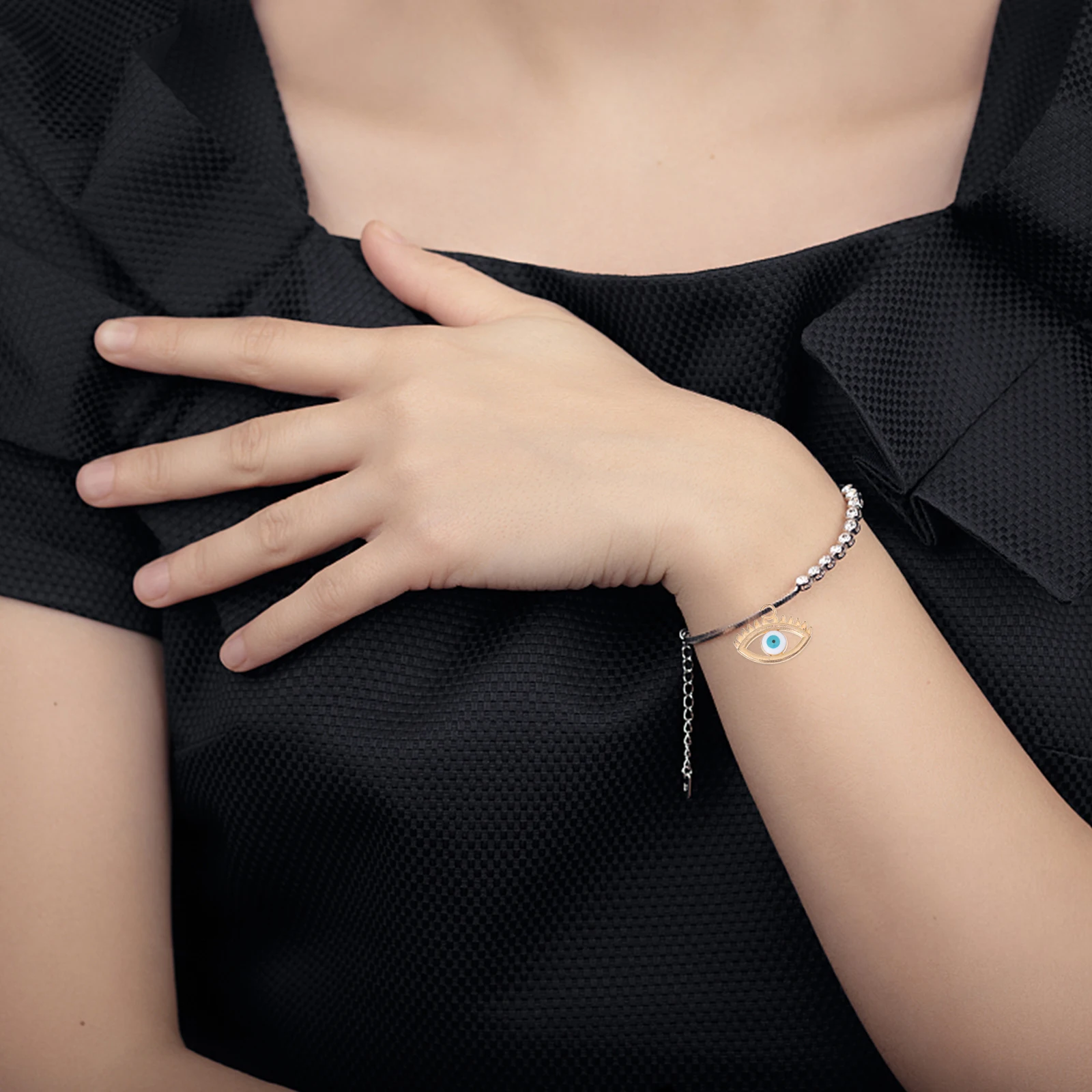 

10pcs Alloy Evil Eye Charms Diy Jewelry Making Beads Compact Storage Gifts Family Friends Earrings Necklaces Bracelets