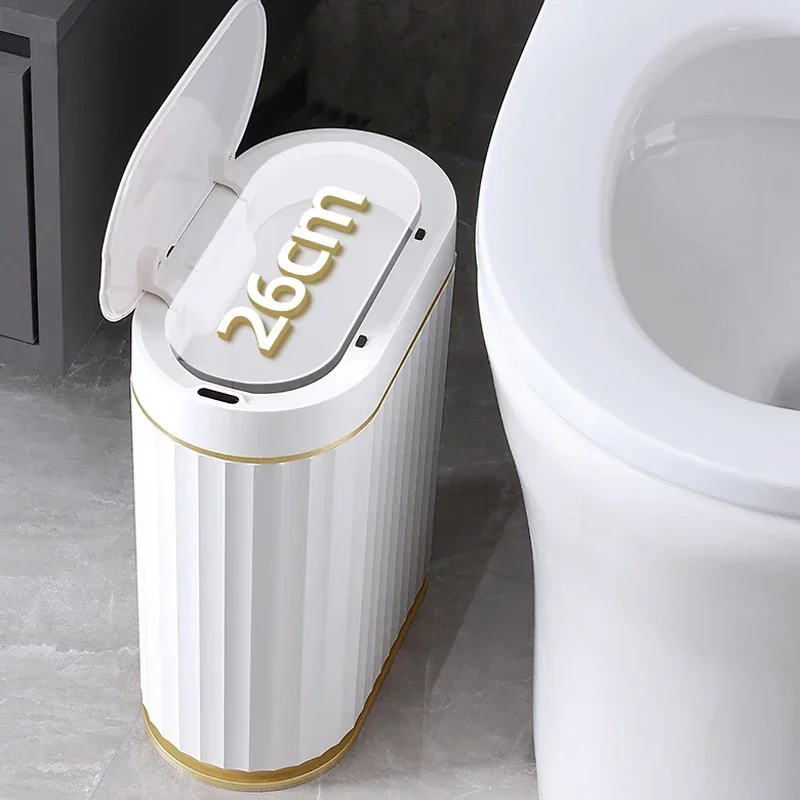 Smart Sensor Garbage Bin Trash Can Intelligent Induction Kitchen Bathroom Dustbin Waterproof Household Automatic Wastebasket