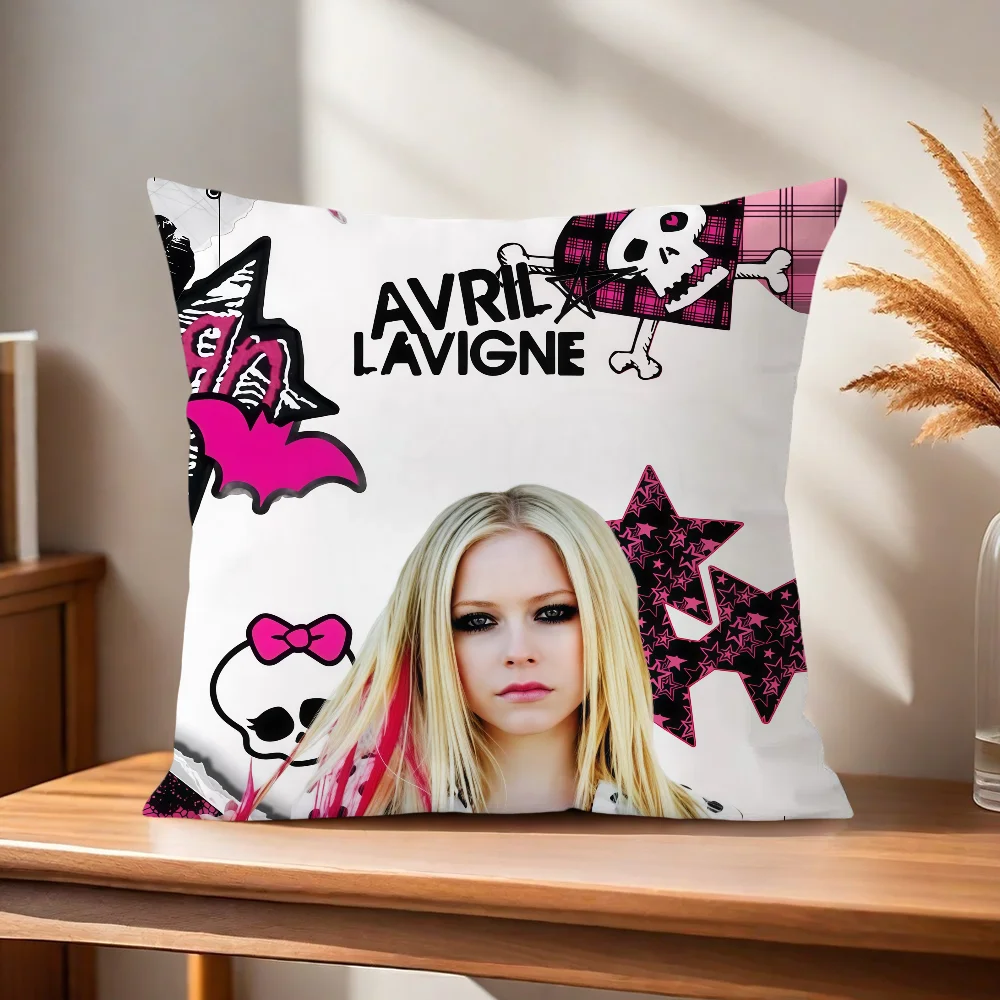 A-Avril Singer L-Lavigne Kissenbezug Kissenhülle für Zuhause, Sofa, Wohnzimmer, Büro, Café, Auto. – Detail 4