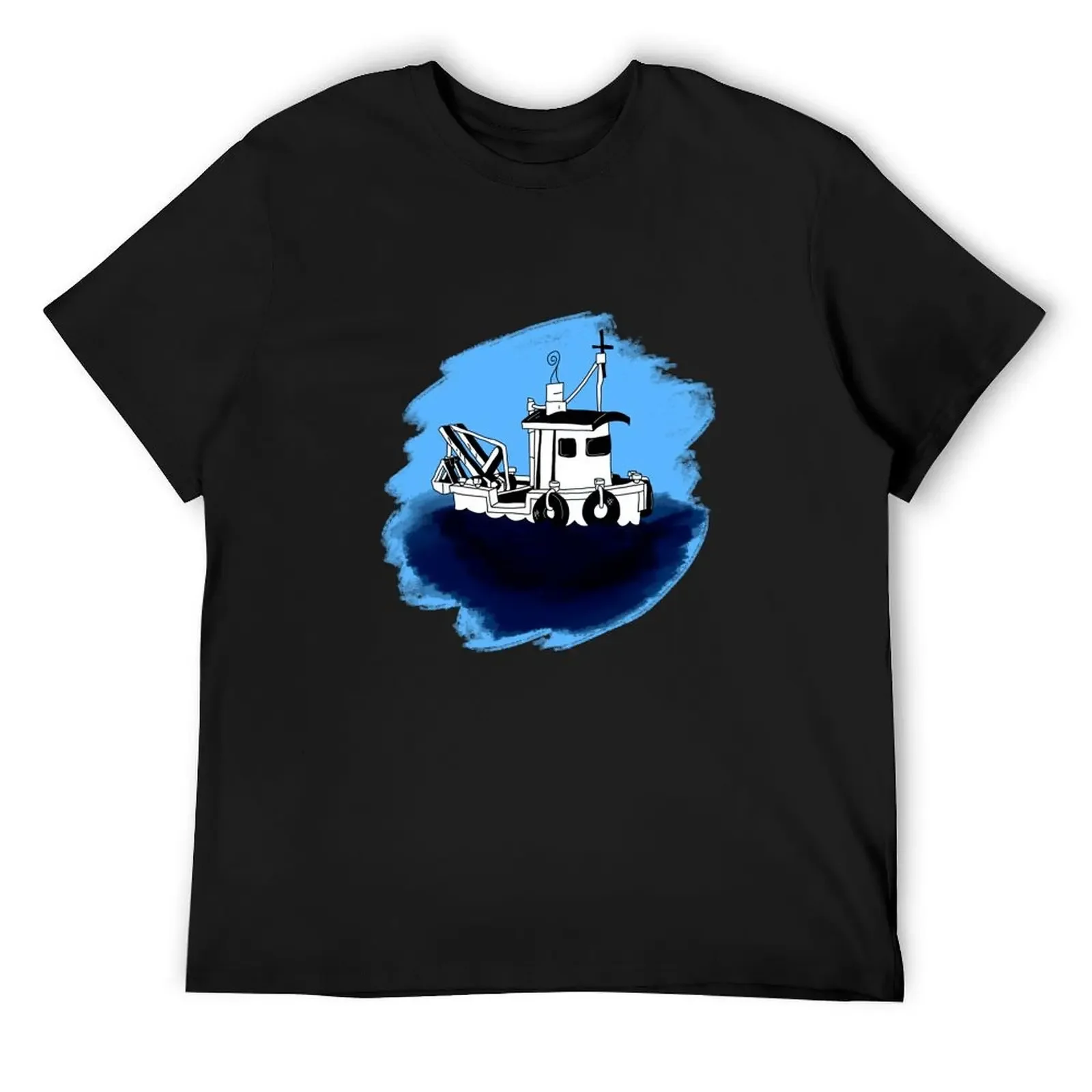 Dredge Boat Variant 2 T-Shirt plus size clothes cotton graphic tees rapper graphic tees Aesthetic clothing sweat shirts, men