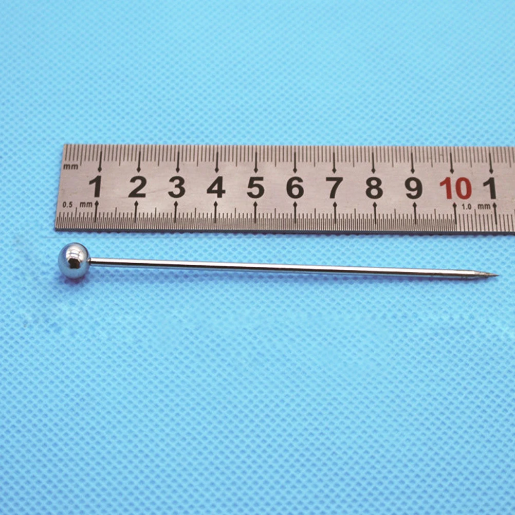 

20 PCS Stainless Steel Cocktail Sign Toothpick for Fruit Coffee Sticks Picks