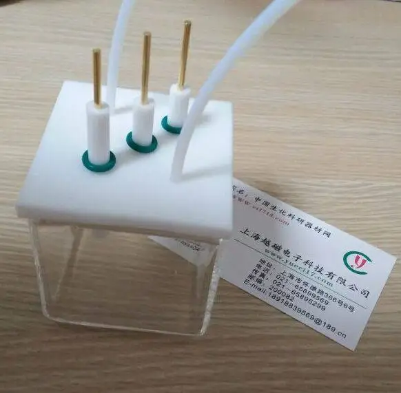 PEC test, 50 * 50 * 50mm quartz electrolytic cell, quartz electrolytic cell and supporting electrode are purchased separately