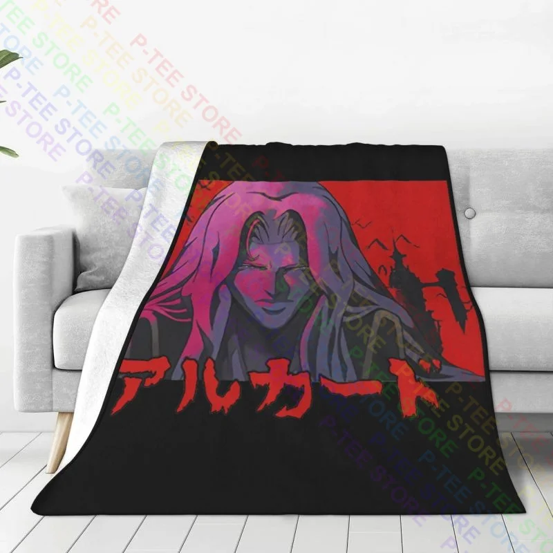 Castlevania Sunset Alucard Blanket Soft Bedding Microfiber Sofa Dedicated Home Decotation