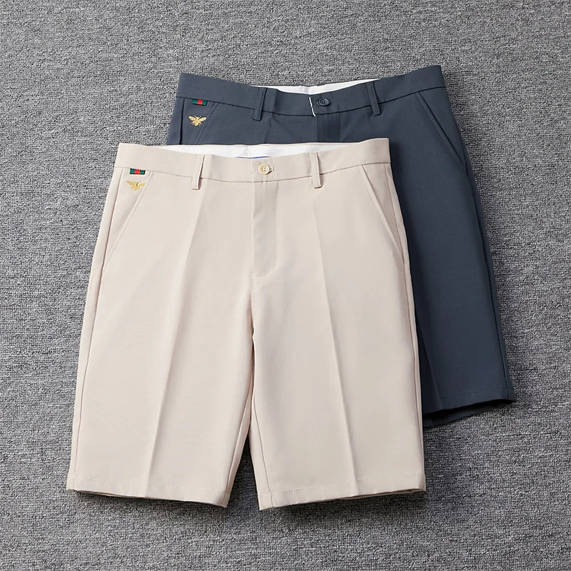 

Brand Formal Shorts Men Korean Business Shorts Casual Chino Shorts Man Office Trousers Cool Breathable Summer Workwear Clothing