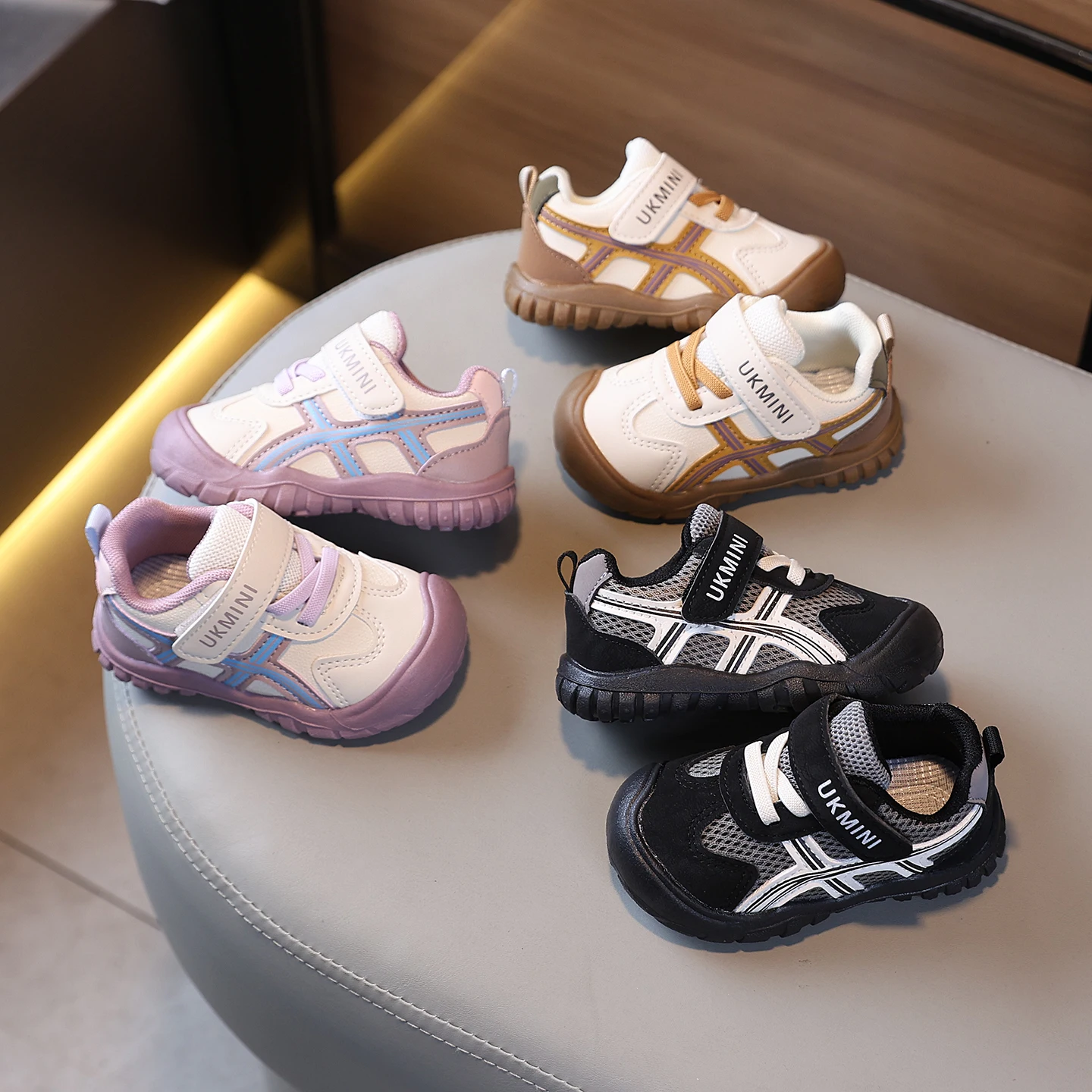 Baby Soft Sole Learning Walk Shoes 2026 Spring Autumn New Style Infant Function Boys Girls Anti-Slip Casual Shoes