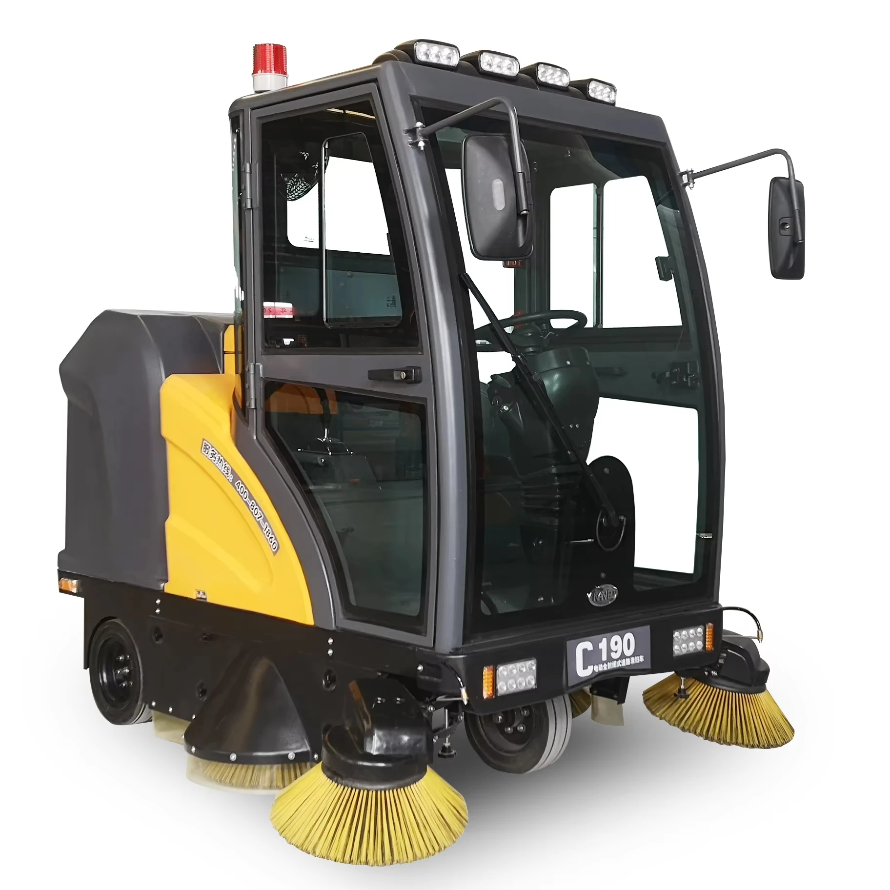Electric Ride-On Floor Sweeper Scrubber Hotel Cleaning Machine Professional Floor Scrubber Machine for Commercial Building