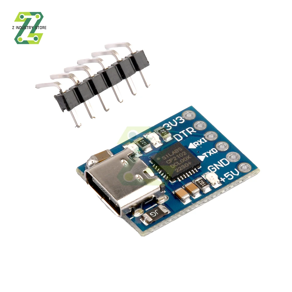 TYPE-C USB CP2102 to UART TTL Module 6Pin Serial Converter UART STC Replace FT232 for aduino