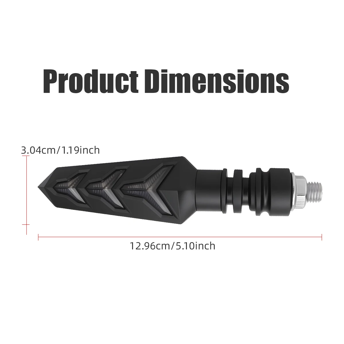 2pcs Motorcycle Turn Signal Light Flashing Motorbike LED Bendable Flowing Fishbone Indicator Lights Daytime Running Lights 12v
