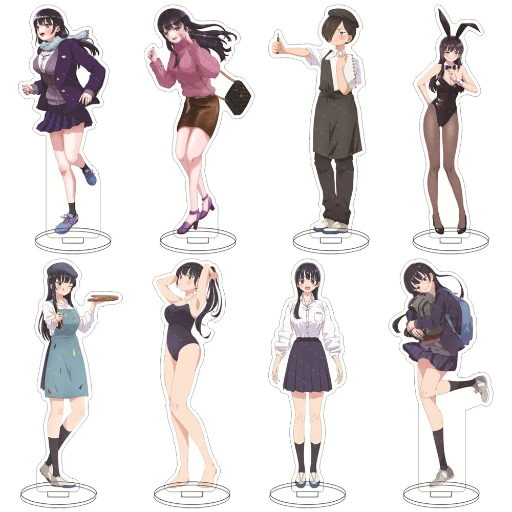 Anime The Dangers In My Heart Acrylic Stand Model Yamada Anna Ichikawa Kyōtarō Figures Cosplay  Dorm Desk Decor Prop Fans Gifts