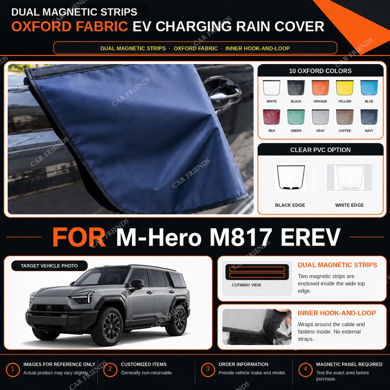capa-de-chuva-para-porta-de-carregamento-ev-m-hero-m817-erev-em-tecido-oxford-com-tiras-magneticas-duplas-repelente-a-Agua-para-carregamento-externo