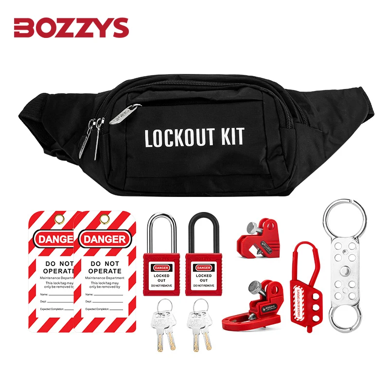 

BOZZYS Electrical Isolation Safety Lockout Combination Set for Safety Warning to Prevent Misoperation and Accident BD-Z10