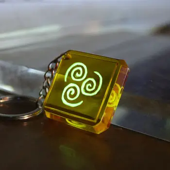 Přívěsek na klíče Poslední vládce větru Dárky pro chlapce a dívky Děti Klíčenky s avatarem Gow In the Dark 6 nejlepší prodej Klávesnice Avatar: The Last Airbender - №1