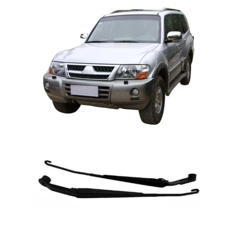 2 Pieces Windscreen Wiper for Pajero V60 V73 Front Window Washer for Montero V75 V77 Windshield Wiper Arm MR522383