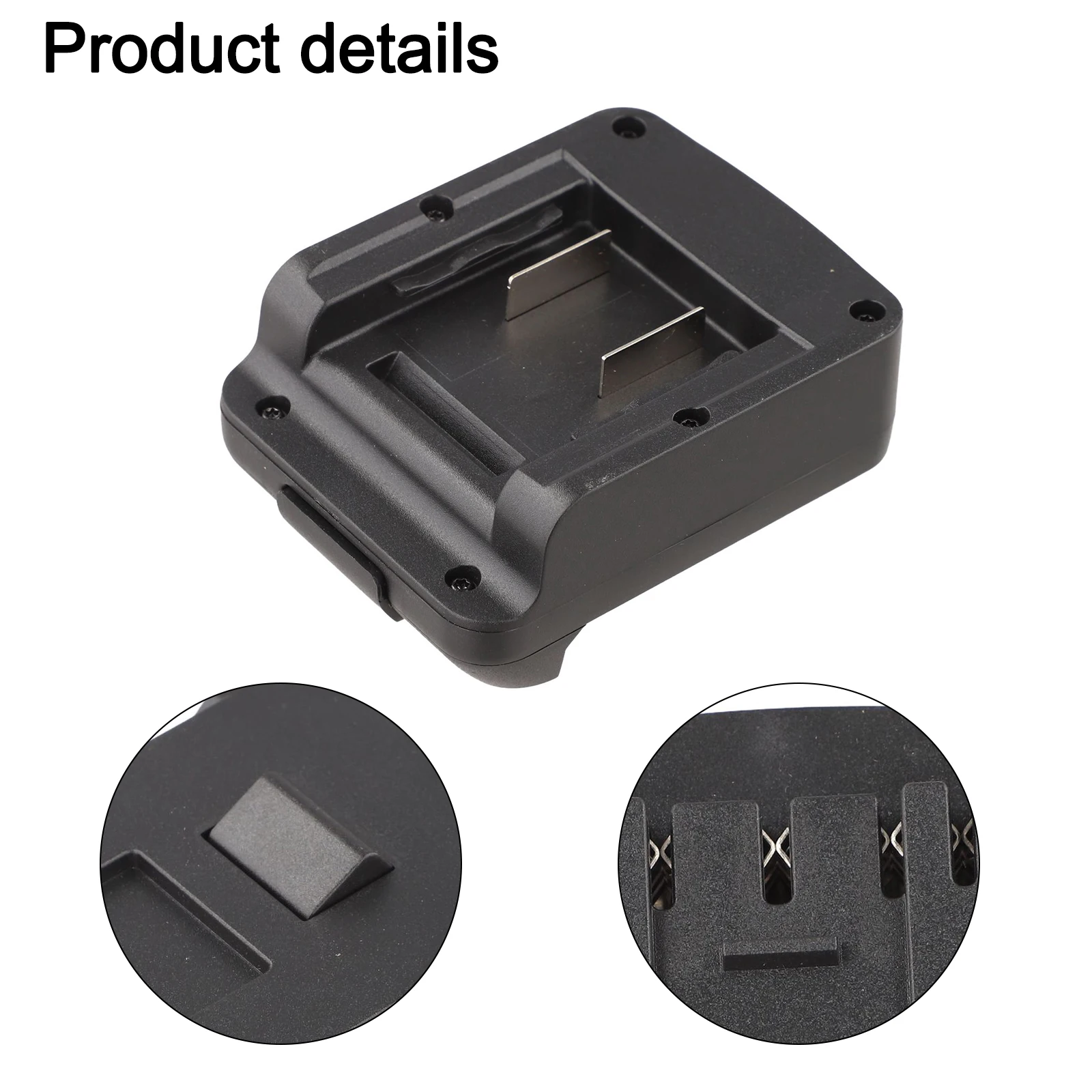18V Battery Converter Battery Adapter Battery Connection Approx 90*60mm 18V 20V Voltage Compatibility Anti-slip Design