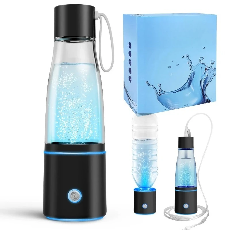 Hydrogen water generator Hydrogen water generator 5000ppb Hydrogen water bottle generator with inhaler top