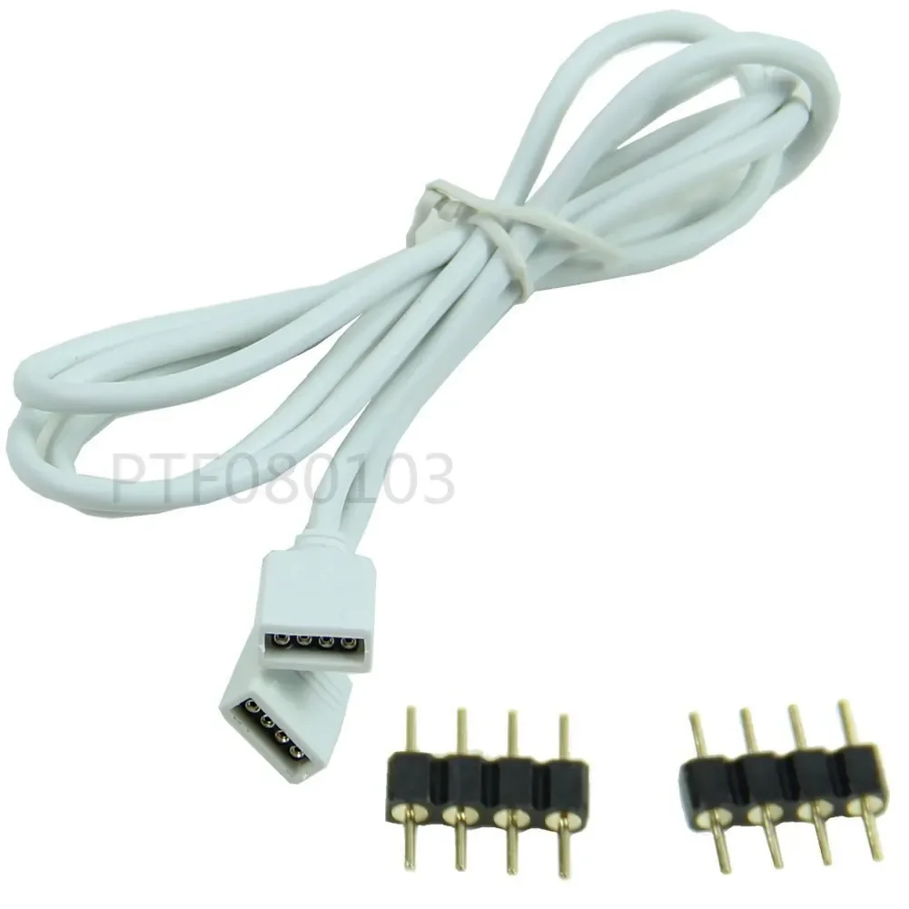 

4 Pin RGB Led Connector 1 to 2/ 3/4 Splitter Connector Wires RGB LED Strip Light 4Pin Splitter for 2835/5050 Strips Lights