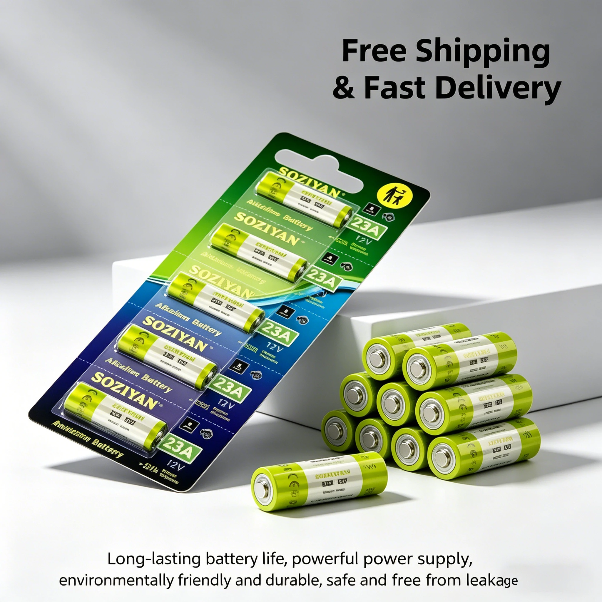 

A23 12V Alkaline Battery Long-Lasting Power Cell E23A K23A L1028 5-60Pcs For Wireless Doorbell Car Remote