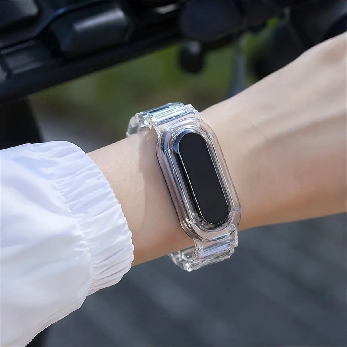 11·11COUPON For Air Glacier TPU Wristband Watch Strap Transparent Protective Case Sports Wristband Transparent