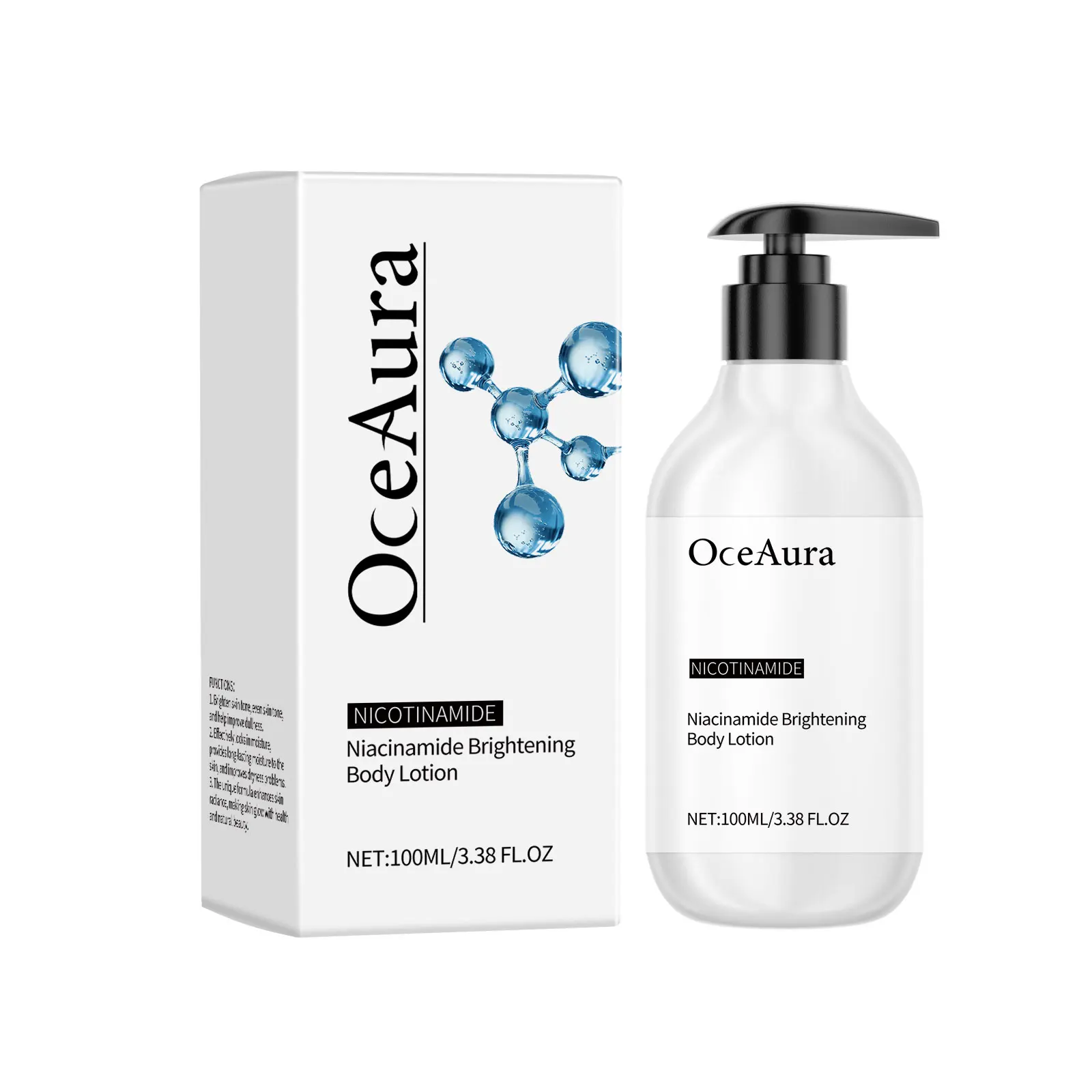

OceAura Ниацинамидный лосьон для тела, нежный увлажняющий лосьон, увлажняющий и успокаивающий сухой домашний лосьон для тела