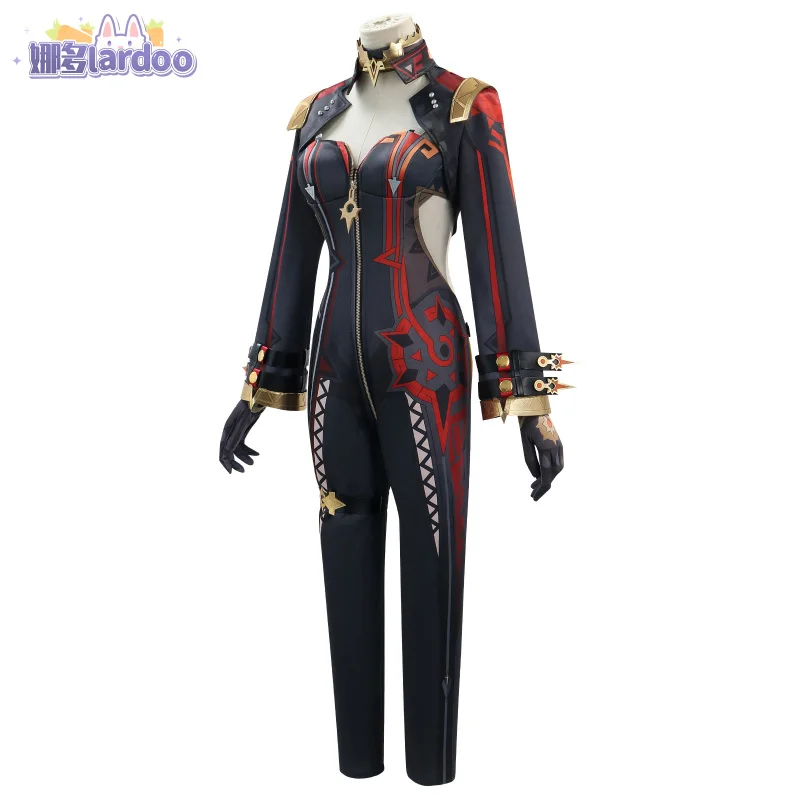 Genshin Impact Mavuika Cosplay Costume Wig Game Uniform Earrings Sunglasses Pyro Archon Natlan God of War Halloween Party Women