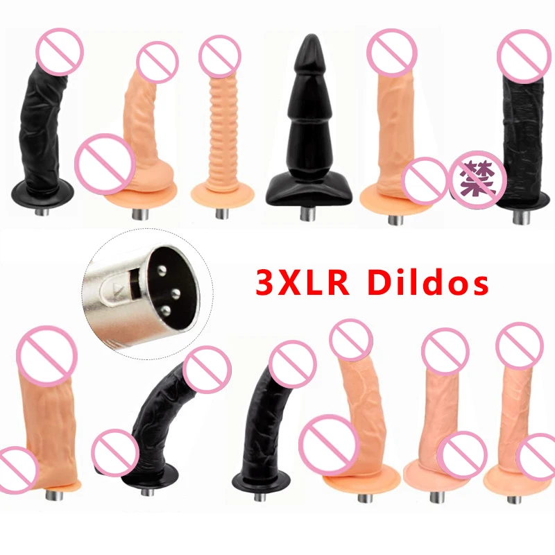 

Automatic Telescopic 3XLR Sex Machine Big and Novel Dildo Attachments for Women Realistic Penis Sex Toys for Female Masturbation