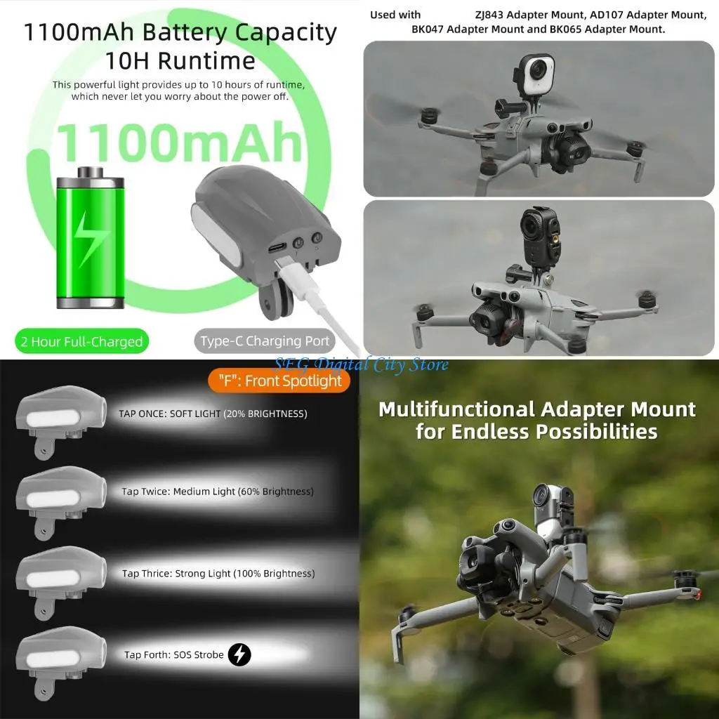 

U75B Precise Mount Bracket For Mini 5Pro Connectors Sport Camera Mount Adapter