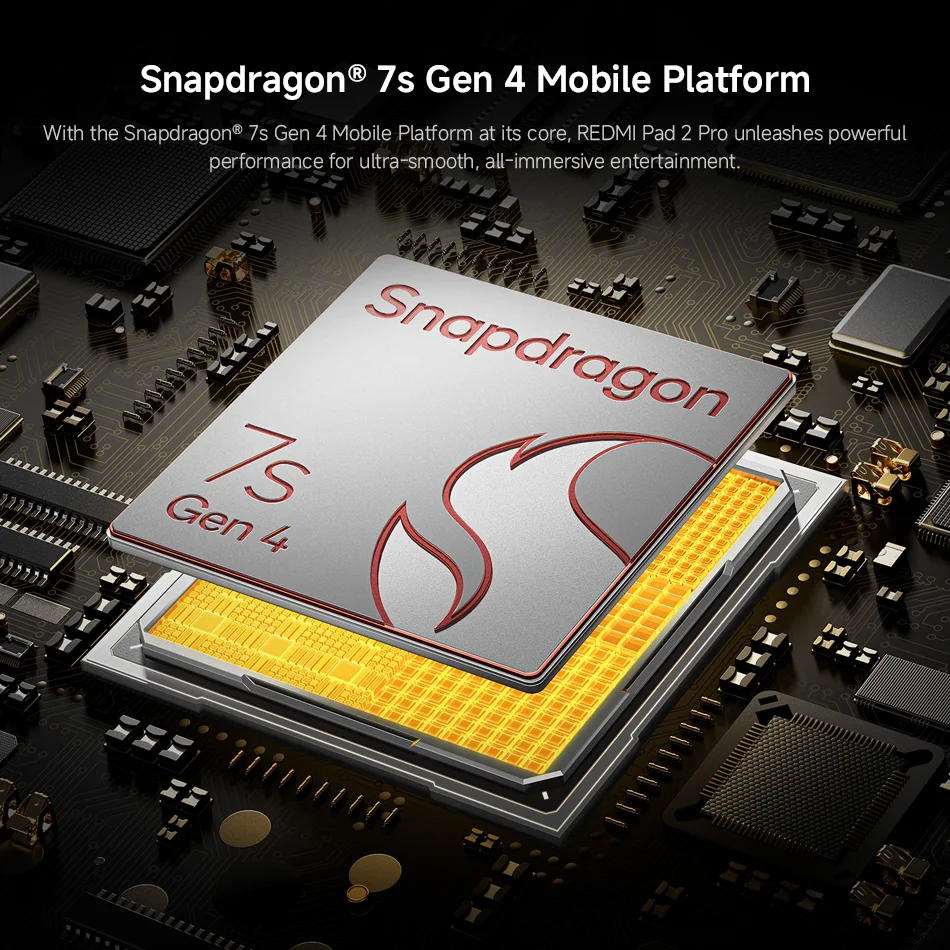 GLOBAL VERSION XIAOMI REDMI PAD 2 PRO SNAPDRAGON 7S GEN 4 12.1"2.5K 120HZ شاشة 8MP كاميرا 12000MAH بطارية MI WIFI TABLET PC (باللغة الإنجليزية)