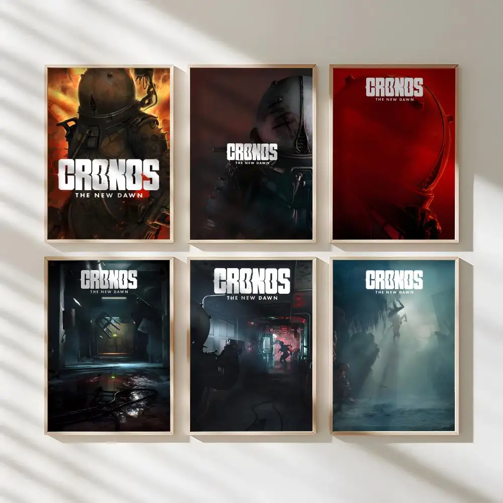 Video Game C-Cronos The New Dawn Poster Waterproof Canvas Art Wrinkle Free Wall Hanging For Home Living Room Bedroom Decor
