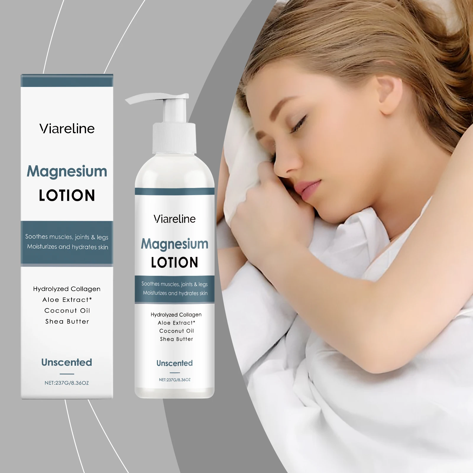 

Magnesium Cream Sleeping Body Lotion Gentle Nourishing Care Body Skin Care Soothing Joint Knee Discomfort Care Body Cream