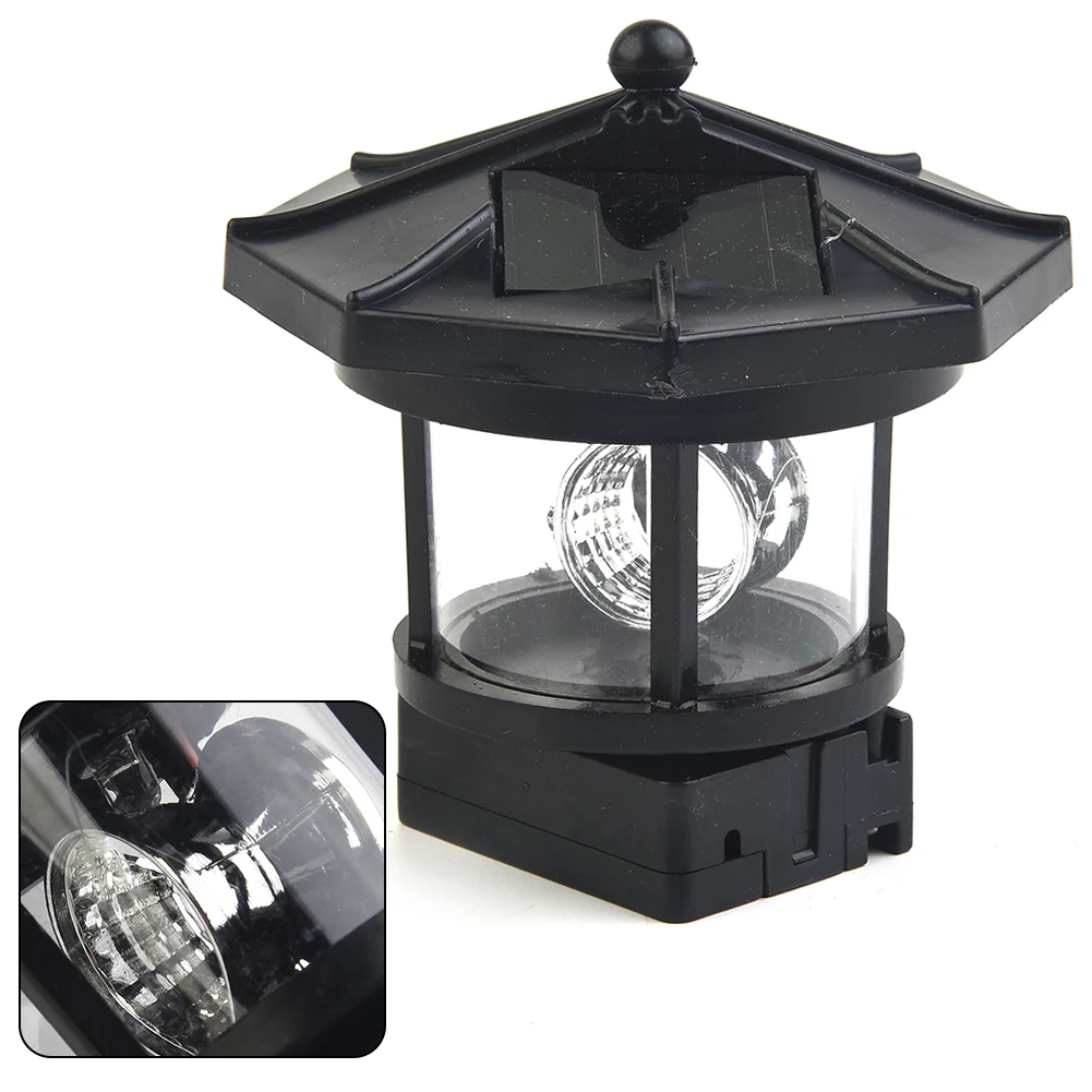 Lamps Solar Light 360 Degree Rotating Lamp Revolving Lighthouse Revolving Lights Walkway Lights Led Outdoor Decorative Lights