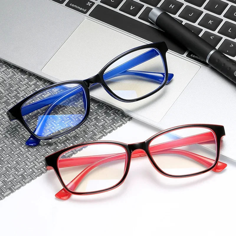 Unisex Myopia Glasses Degrees 0 To - 4.0  Full Frame Reading Glasses Retro Glasses for Men Blue Light Eye Glasses