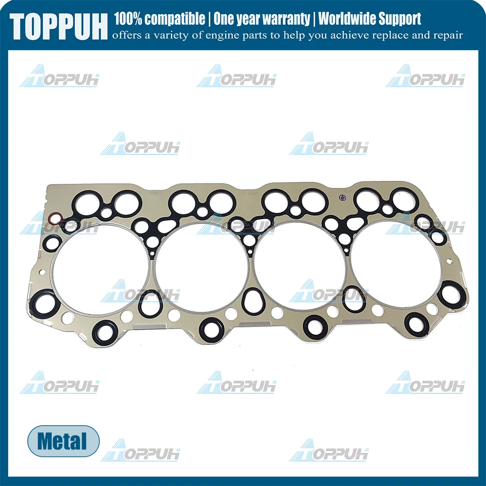 4D35 4D35T Cylinder Head Gasket For Mitsubishi Trucks 4D35 Diesel Engine Spare Parts Metal Head Gasket