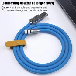 120W 6A TypeC Super Fast Charge Liquid Silicone Cable Quick Charge USB Cable For Xiaomi Huawei Samsung Pixel USB Bold Data Line