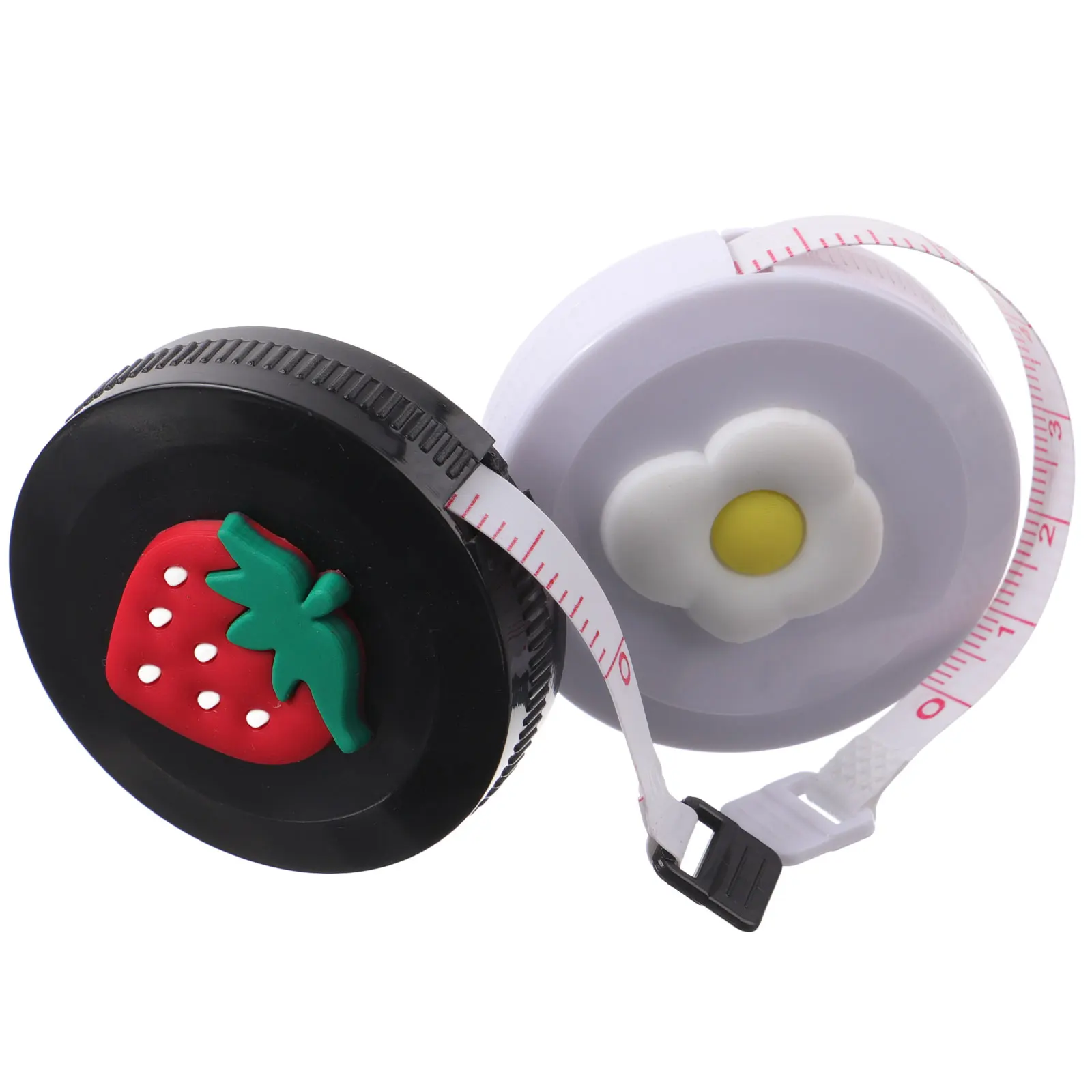 

2pcs Mini Tape Measure Portable Retractable Kids Tailor Plastic Body Measurement Fashion Measuring Tool Flexible Cloth