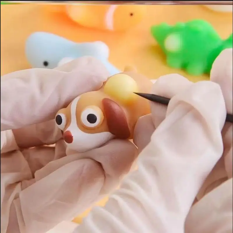 Cartoon Puppy Hond Mochi Squishy Speelgoed Zachte Zintuiglijke Stress Fidgets Speelgoed Anti-Stress Dier Nieuwigheid Speelgoed Feestartikelen Gift