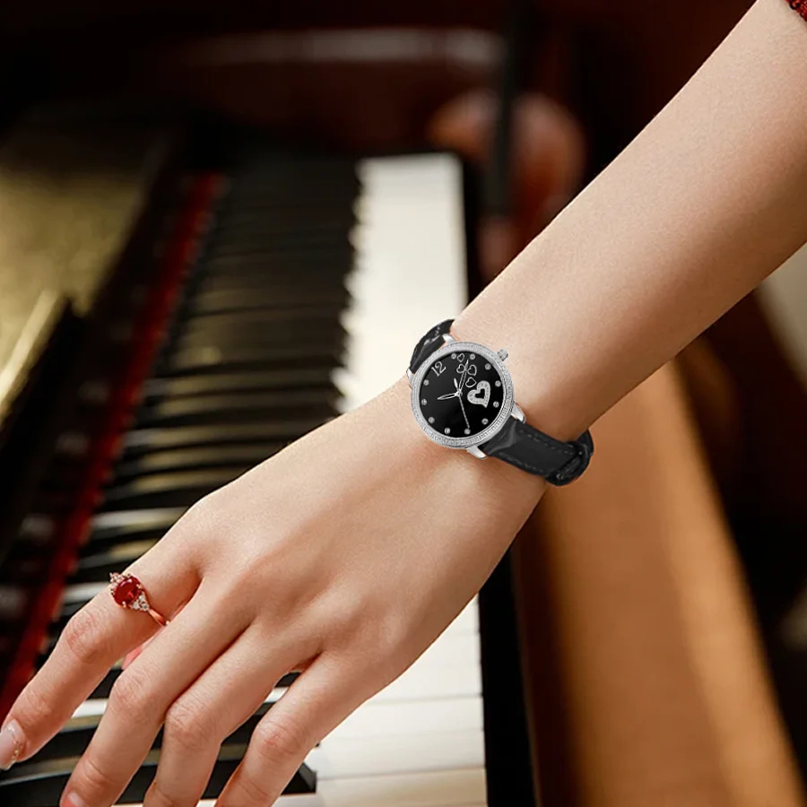 Deesio женские роскошные кварцевые часы с сапфировым стеклом из стали 316L модные повседневные Reloj Mujer водонепроницаемые 30 м аналоговые наручные часы подарки