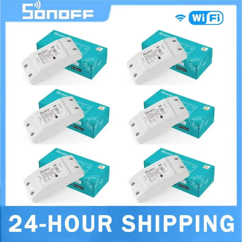 SONOFF BASICR4 WiFi Smart Switch ESP32 Magic Switch Mode Reliable Safe EWeLink Remote Control With S-MATE2 Alexa Google