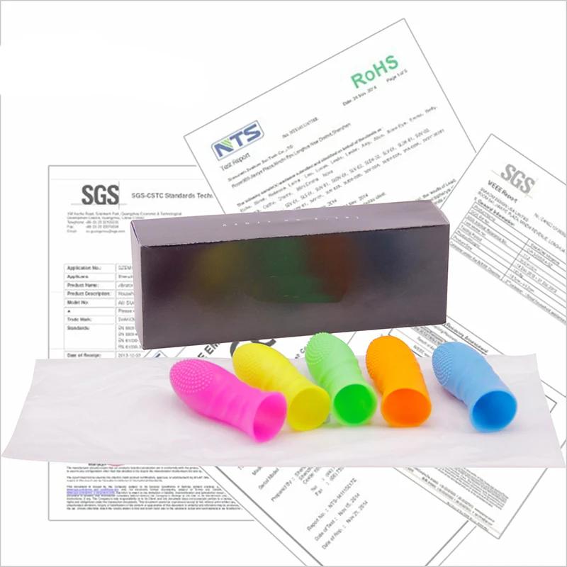 Bdsm Silicone Finger Vibrator Sex Toys For Women Lesbian Clitoris G-Spot Stimulator Massager Erotic Orgasm Female Masturbator